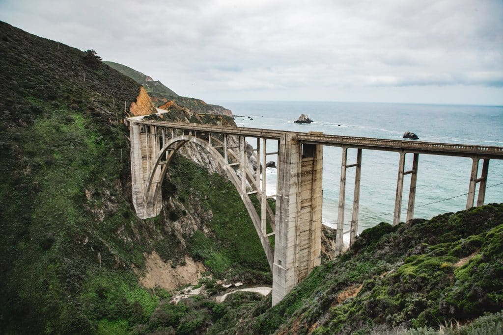 Coastline of Big Sur California